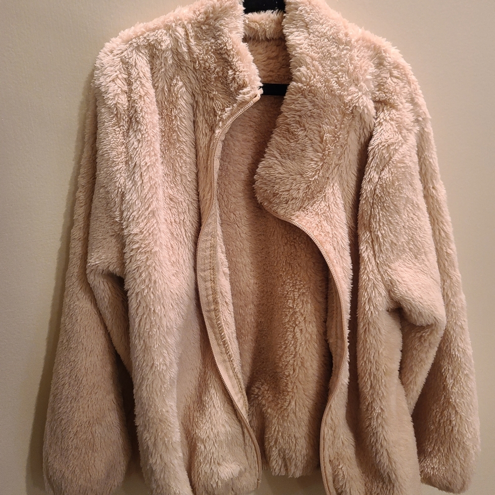 3T Cream Sherpa Jacket